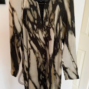 Long sleeve mini dress